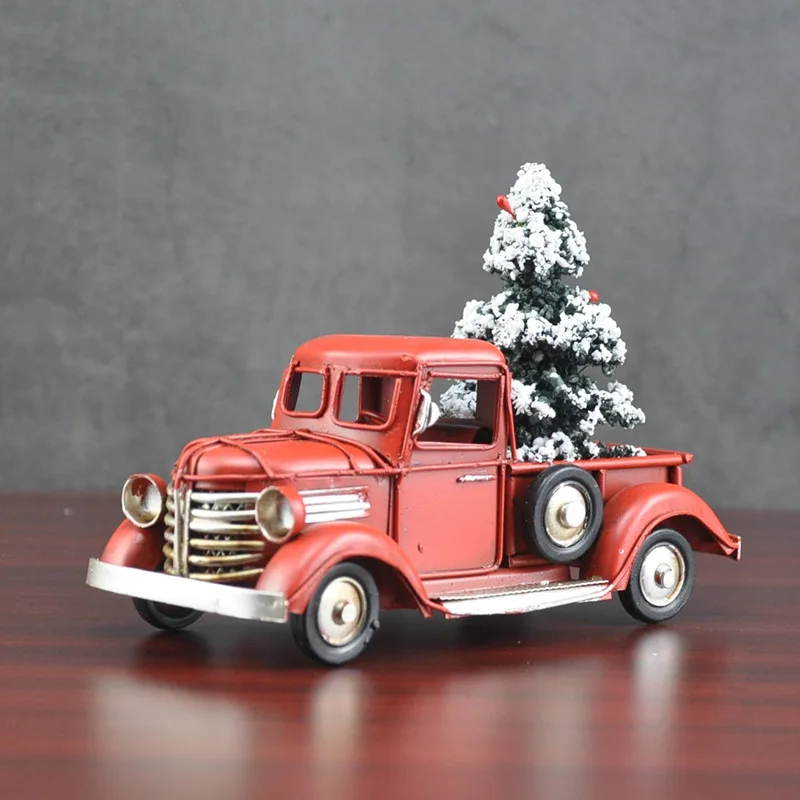 Vintage Collectible Christmas Ornaments - Hadiah Kreatif Natal Koleksi Model Truk