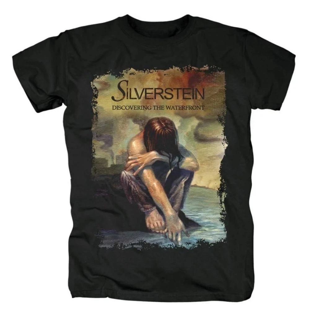 Collectible Vintage T Shirts - Silverstein Collection Tour Souvenirs, Hadiah untuk