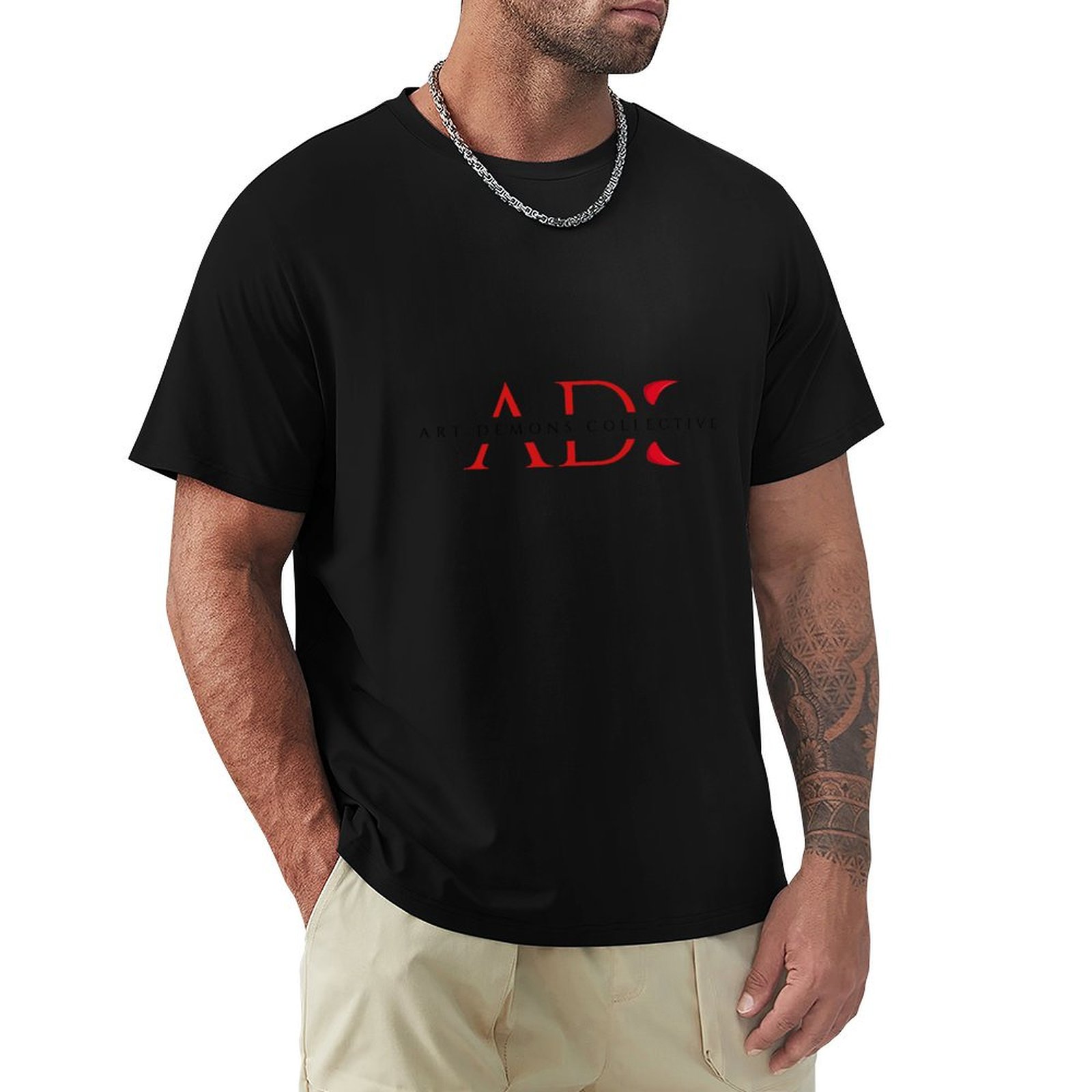 Collectible Vintage T Shirts - Kaos Art Demons Collective (Hitam) dengan