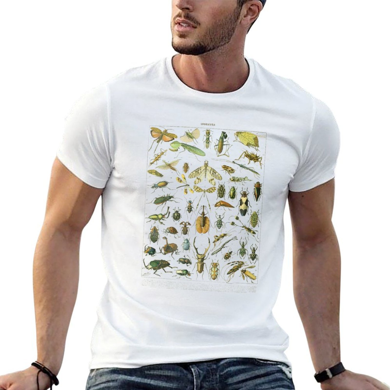 Collectible Vintage T Shirts - Kaos Koleksi Serangga Vintage Kaos Katun