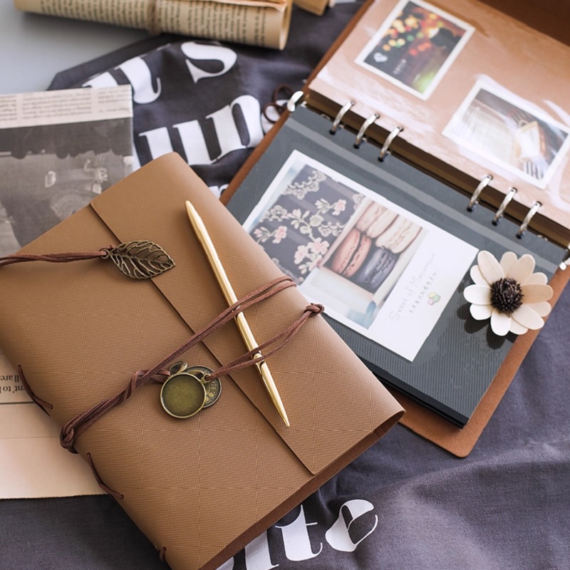 Collectible Vintage Photos - Album Foto Scrapbook Retro Vintage Keluarga