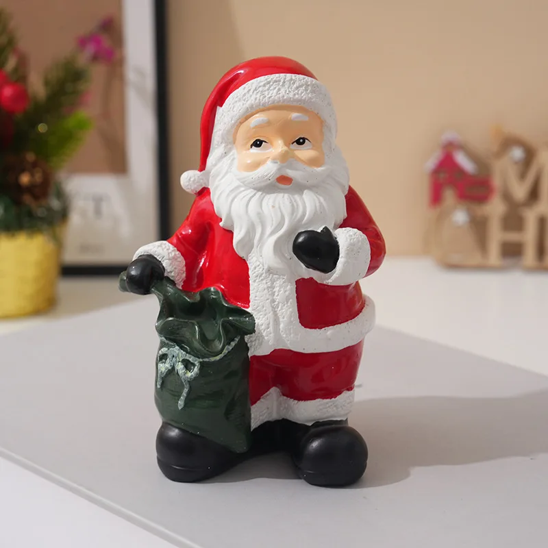 Ornamen Resin Santa Natal Deko - Vintage Collectible Santa ulasan dan harga