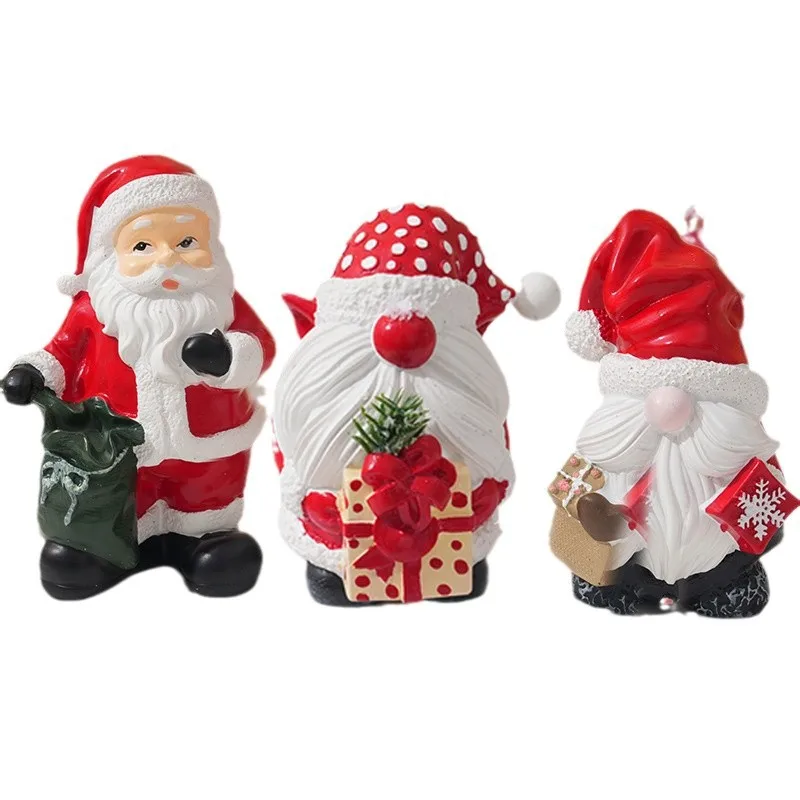 Ornamen Resin Santa Natal Deko - Vintage Collectible Santa ulasan dan harga