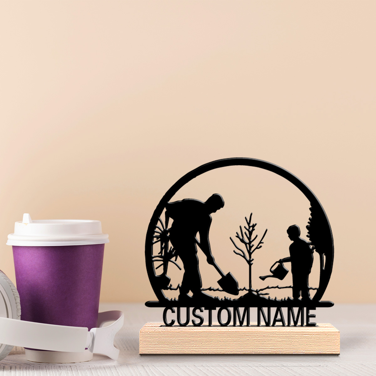 1pc Dekorasi Meja Kayu Custom  - Vintage Collector ulasan dan harga