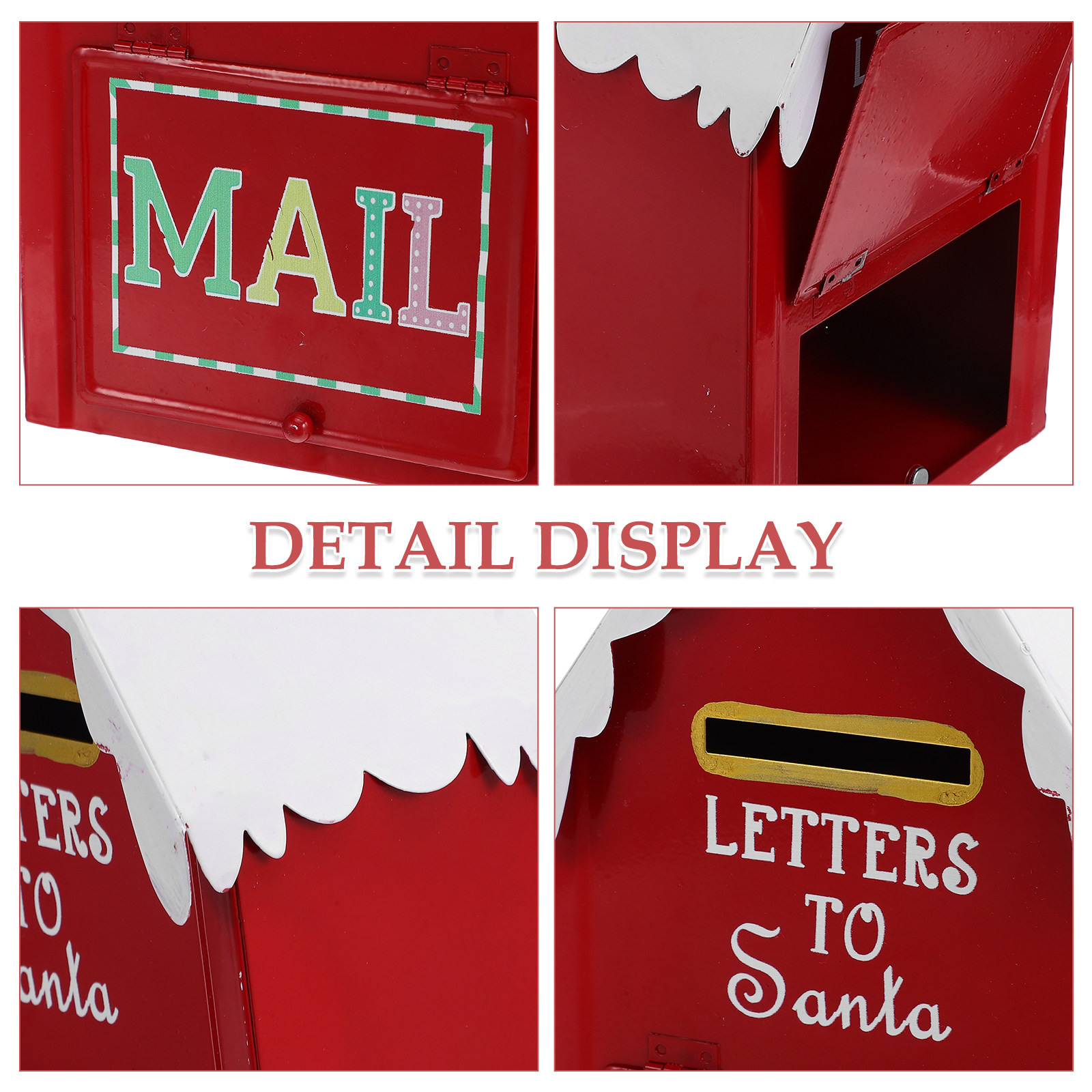Kotak Surat Natal Merah dari L - Vintage Collectible Santa ulasan dan harga