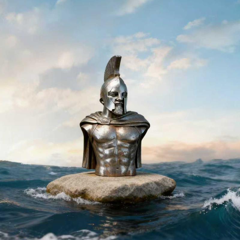 Patung Setengah Badan Spartan  - Vintage Collectible Accessories ulasan dan harga