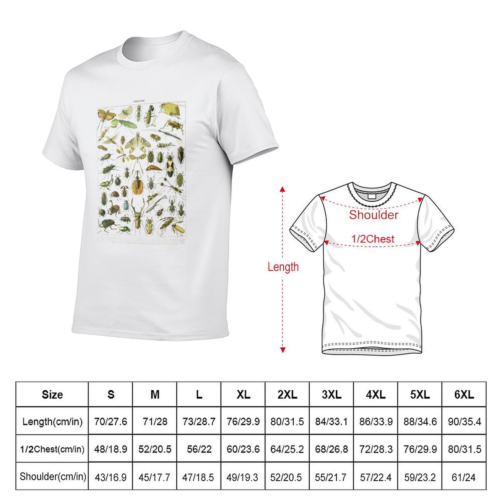 Kaos Koleksi Serangga Vintage  - Collectible Vintage T Shirts ulasan dan harga