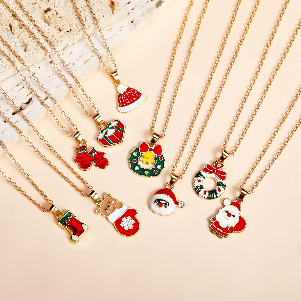 Koleksi Natal 33 gaya kalung p - Vintage Collectible Santa ulasan dan harga