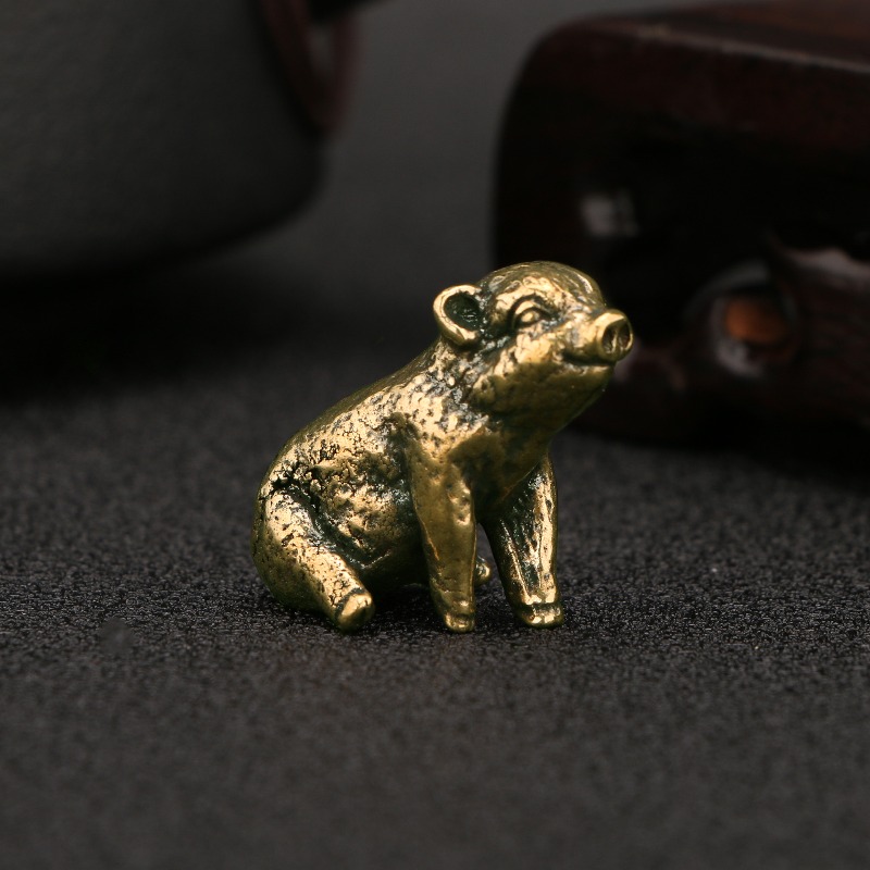 Patung Babi Zodiak Cina Retro  - Vintage Collectible Christmas Ornaments ulasan dan harga