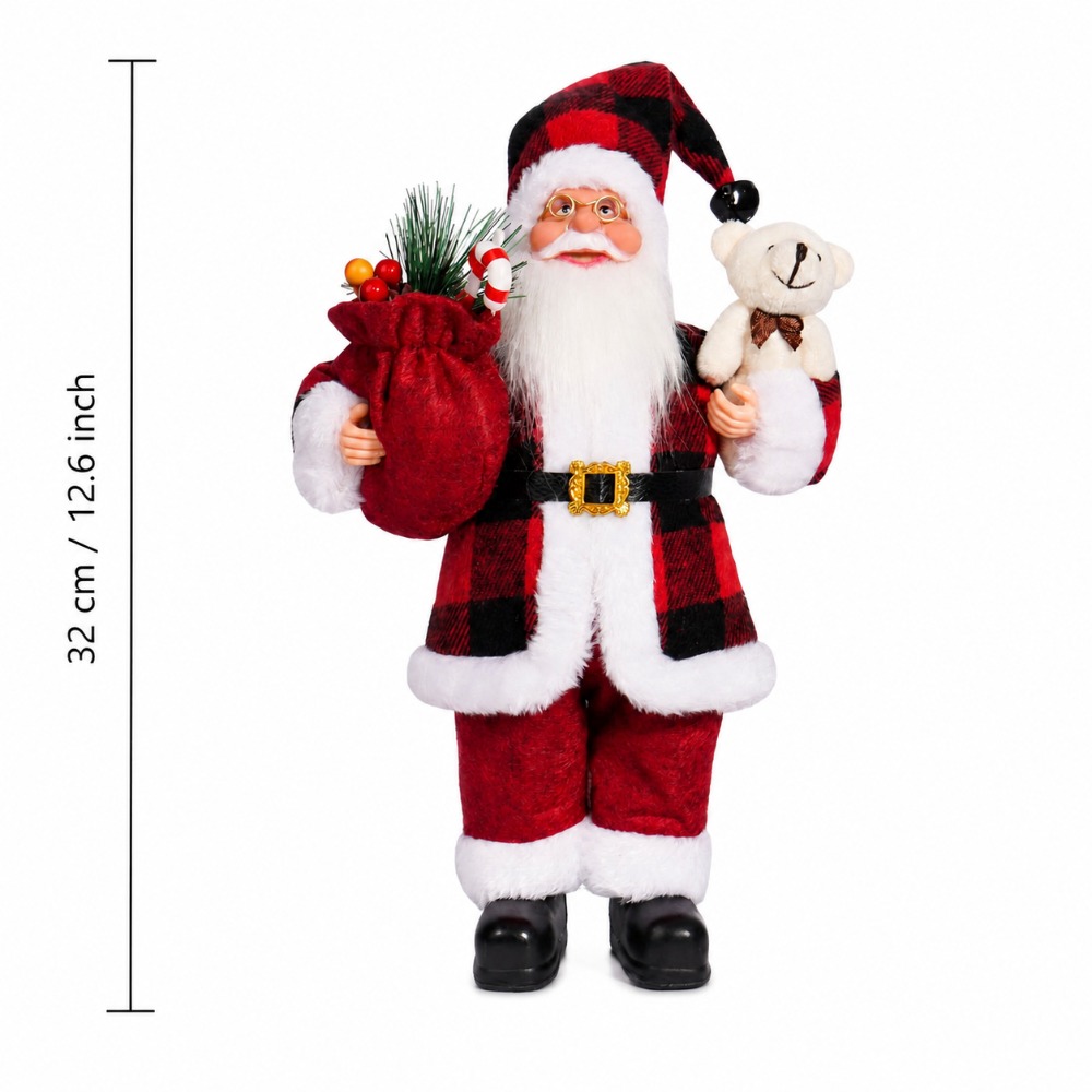 Figurin Santa berpola kotak-ko - Vintage Collectible Santa ulasan dan harga