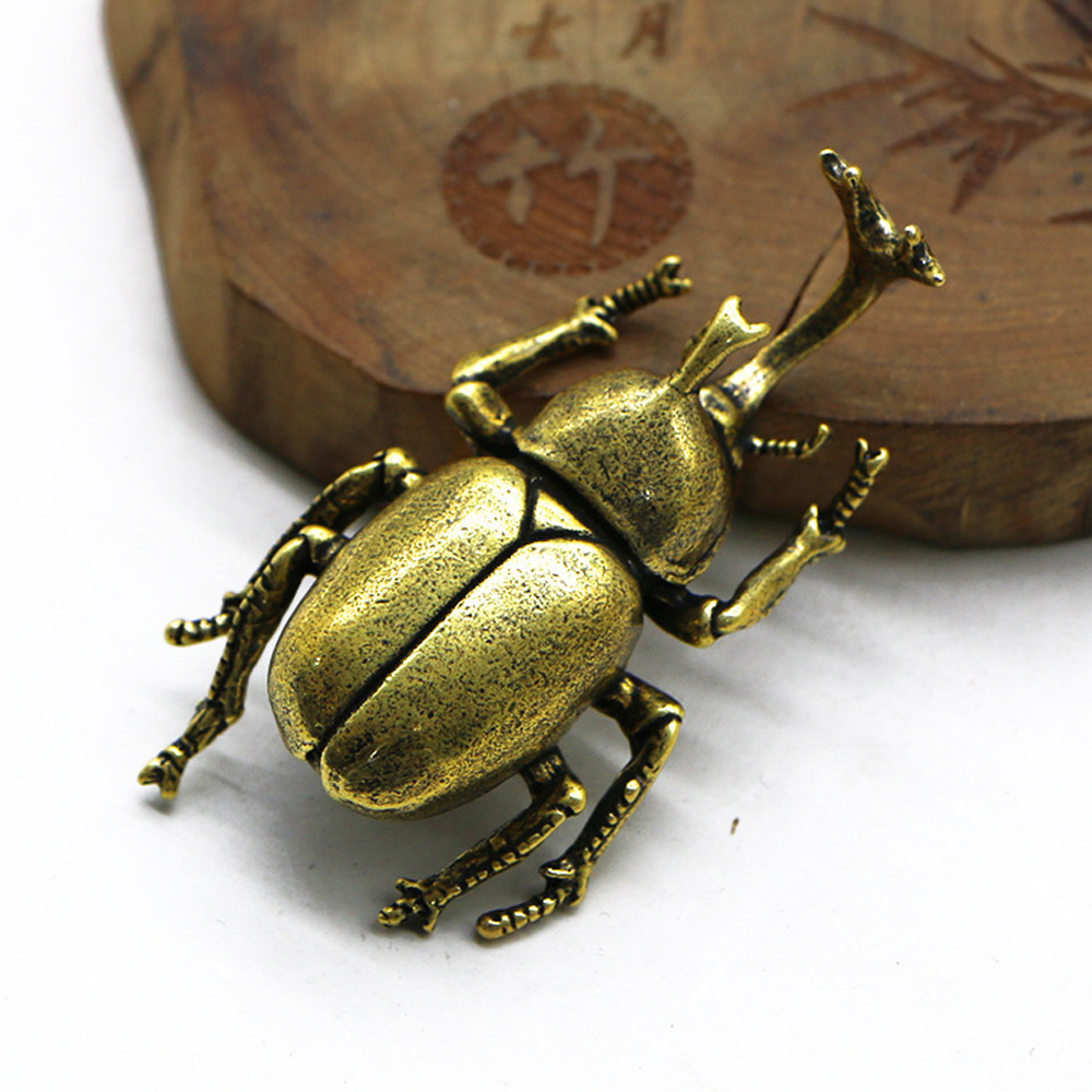 Patung Kumbang Kuningan Antik, - Vintage Collectible Christmas Ornaments ulasan dan harga